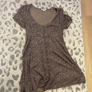 American Eagle Cheetah Flowy Dress